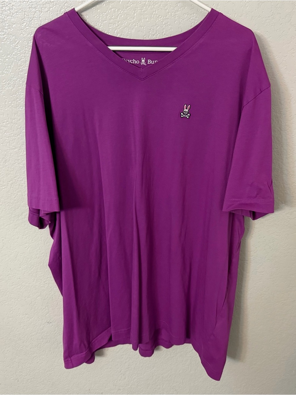 Psycho Bunny V Neck T shirt Mens size 3XL